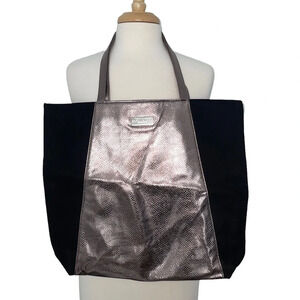 Jimmy Choo Tote Black Leather Perfum Handbag